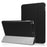 For iPad 9.7 (2018) / 9.7 (2017) Tri-fold Stand Lightweight Full Protection Smart Leather Tablet Case Cover - Black - 1