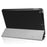 For iPad 9.7 (2018) / 9.7 (2017) Tri-fold Stand Lightweight Full Protection Smart Leather Tablet Case Cover - Black - 5