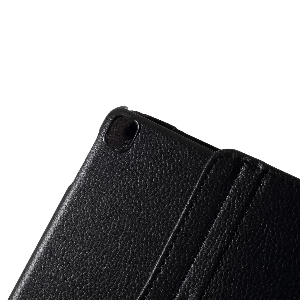 Leather Cover for iPad Air 10.5 (2019) / Pro 10.5 (2017) / iPad 10.2 (2021) / (2020) / (2019) Litchi Texture Rotary Stand Tablet Case - Black - 3