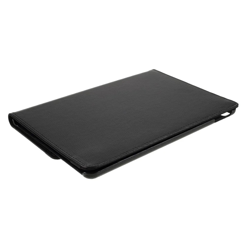Leather Cover for iPad Air 10.5 (2019) / Pro 10.5 (2017) / iPad 10.2 (2021) / (2020) / (2019) Litchi Texture Rotary Stand Tablet Case - Black - 4