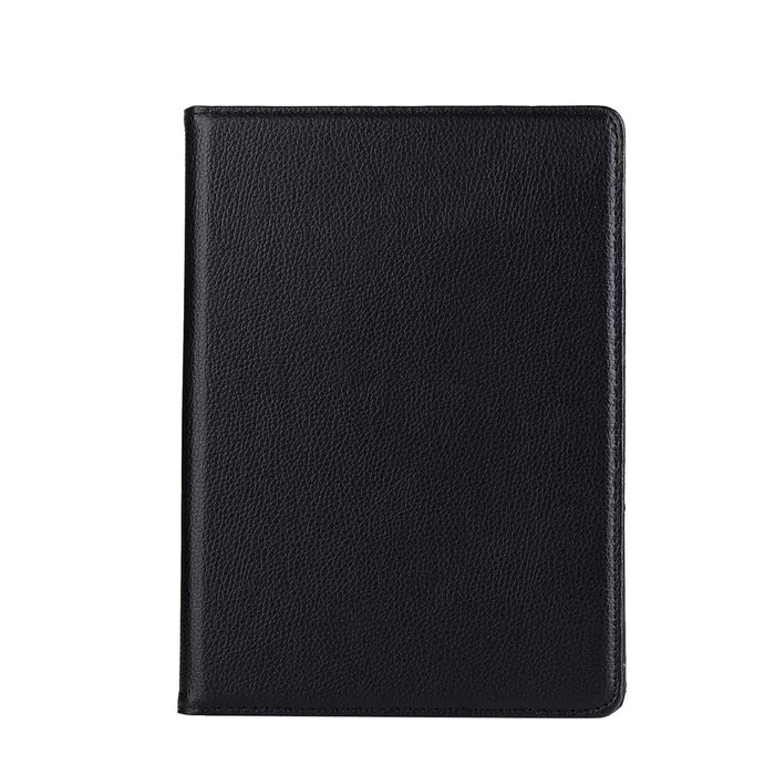 For iPad 9.7 (2018) / (2017) Litchi Texture 360 Degree Rotary Stand Smart Leather Tablet Case - Black - 2
