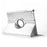 For iPad 9.7 (2018) / 9.7 (2017) Leather Flip Protective Case with 360 Degree Rotary Stand - Crocodile Texture / Silver - 5