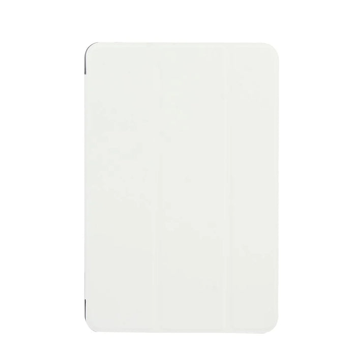 Smooth Surface Tri-fold Stand Smart Wake Sleep Leather Cover for iPad 9.7 (2018) / 9.7 (2017) - White - 1