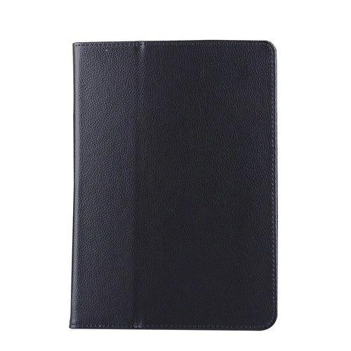 For iPad 9.7 (2018) / 9.7 (2017) Flip Stand Smart Leather Tablet Case Litchi Texture - Black - 1
