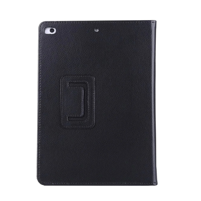 For iPad 9.7 (2018) / 9.7 (2017) Flip Stand Smart Leather Tablet Case Litchi Texture - Black - 2