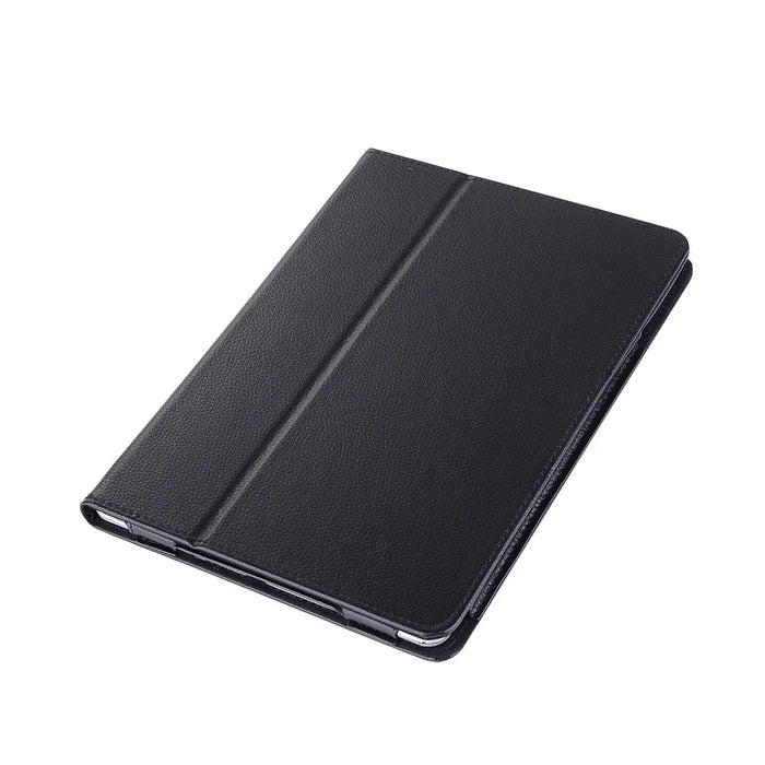 For iPad 9.7 (2018) / 9.7 (2017) Flip Stand Smart Leather Tablet Case Litchi Texture - Black - 5