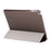 For iPad 9.7-inch (2018) / (2017) Magnetic Tri-Fold Stand Leather Case Smart Awake / Sleep Tablet Cover - Black - 3