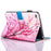 For iPad 9.7 (2018) / 9.7 (2017) Pattern Printing Leather Card Holder Tablet Case - Plum Blossom - 3