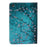 Pattern Printing Leather Wallet Cover With Stand for iPad mini 1 2 3 - Tree with Flowers - 2