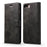 LC.IMEEKE Leather Wallet Stand Cover for iPhone 8 Plus / 7 Plus 5.5 inch Textured PU Leather Cell Phone Accessory - Black - 1