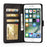 LC.IMEEKE Leather Wallet Stand Cover for iPhone 8 Plus / 7 Plus 5.5 inch Textured PU Leather Cell Phone Accessory - Black - 5