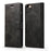 LC.IMEEKE Textured PU Leather Wallet Phone Casing for iPhone 6s / 6 with Adjustable Foldable Stand - Black - 1