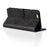 LC.IMEEKE Textured PU Leather Wallet Phone Casing for iPhone 6s / 6 with Adjustable Foldable Stand - Black - 4