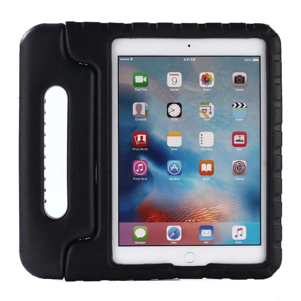 Protection Cover for iPad 9.7-inch (2018) / 9.7-inch (2017) / Air 2 / Air (2013) EVA Tablet Case with Kickstand - Black - 2