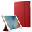 For iPad 9.7-inch (2018) / (2017) Tablet Cover Tri-Fold Stand PU Leather + PC Protective Case - Red - 1