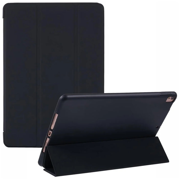 Tri-fold Stand Leather Smart Case for iPad Air 10.5 (2019)/Pro 10.5 (2017) - Black - 1