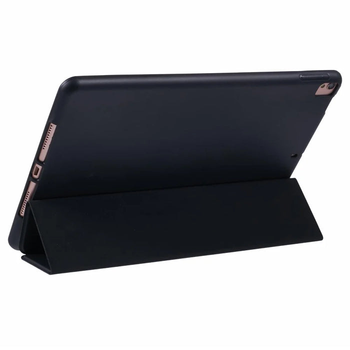 Tri-fold Stand Leather Smart Case for iPad Air 10.5 (2019)/Pro 10.5 (2017) - Black - 3