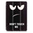 Pattern Printing Tri-fold Stand PU Leather Case Shell for iPad 9.7 (2018) / 9.7 (2017) - Do Not Touch Me - 2
