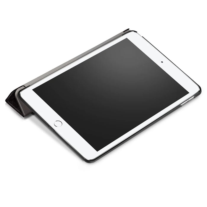 Pattern Printing Tri-fold Stand PU Leather Case Shell for iPad 9.7 (2018) / 9.7 (2017) - Do Not Touch Me - 7