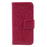 Imprint Tree Owl Magnetic Wallet PU Leather Stand Cover for iPhone 5 / 5s / SE - Rose - 3