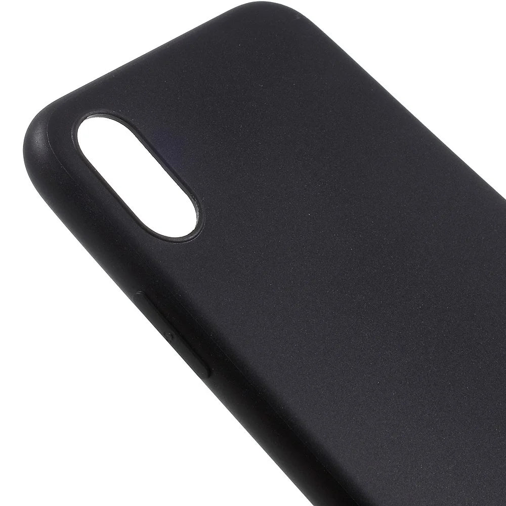 Matte Anti-fingerprint TPU Phone Case for iPhone XS / X/Ten 5.8 inch - Black - 4