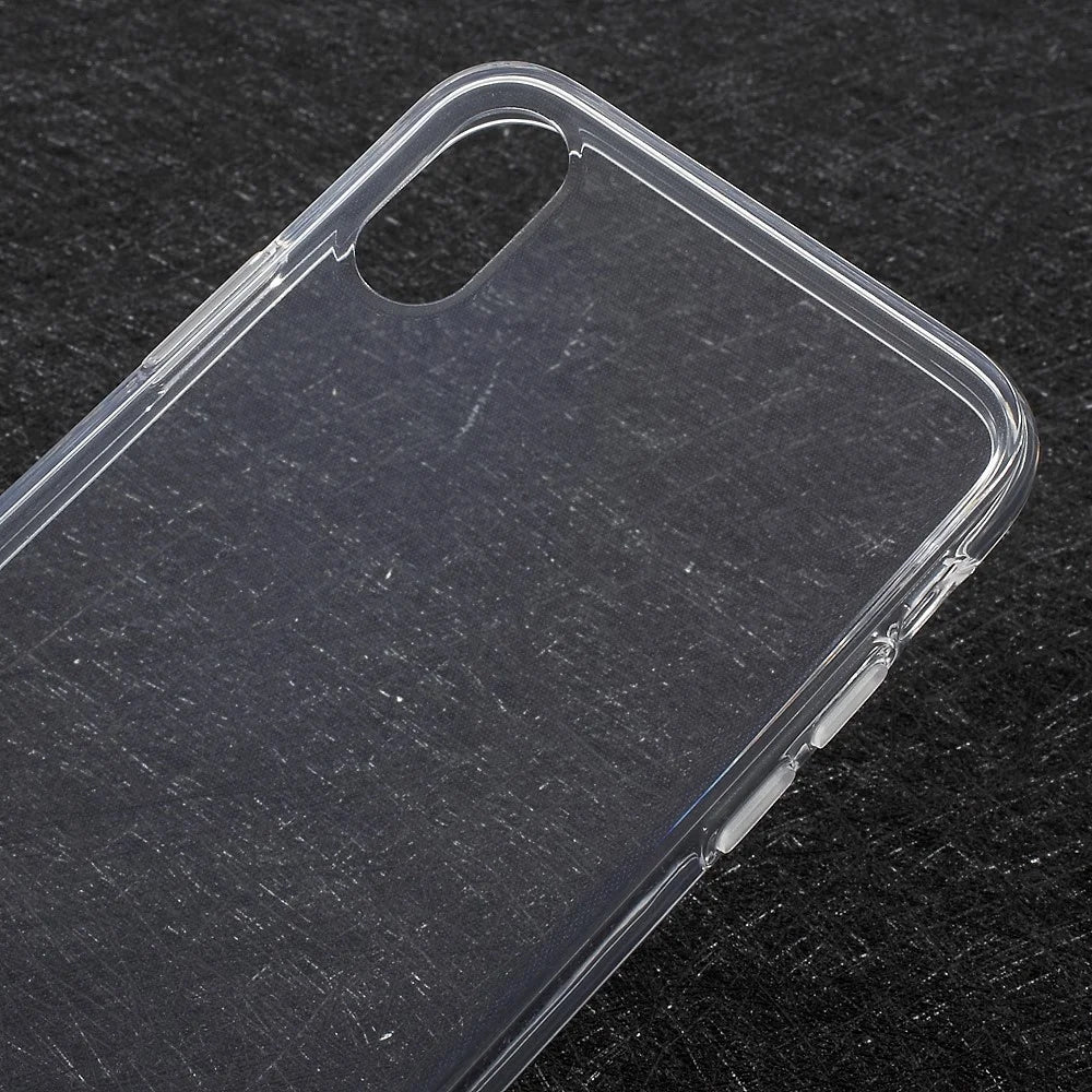 Transparent Soft TPU Phone Case for iPhone XS / X/Ten 5.8 inch - Transparent - 4