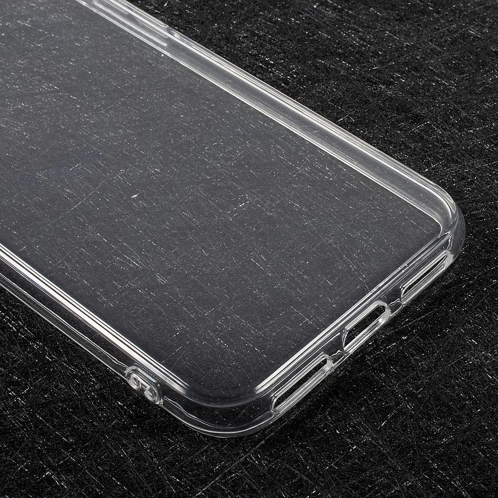 Transparent Soft TPU Phone Case for iPhone XS / X/Ten 5.8 inch - Transparent - 5