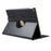 For iPad Pro 12.9-inch (2017) Litchi Texture Leather Tablet Cover 360-Degree Swivel Stand Shell - Black - 5