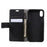 For iPhone XS / X/10 5.8 inch Leather Stand Wallet Mobile Phone Case - Black - 5