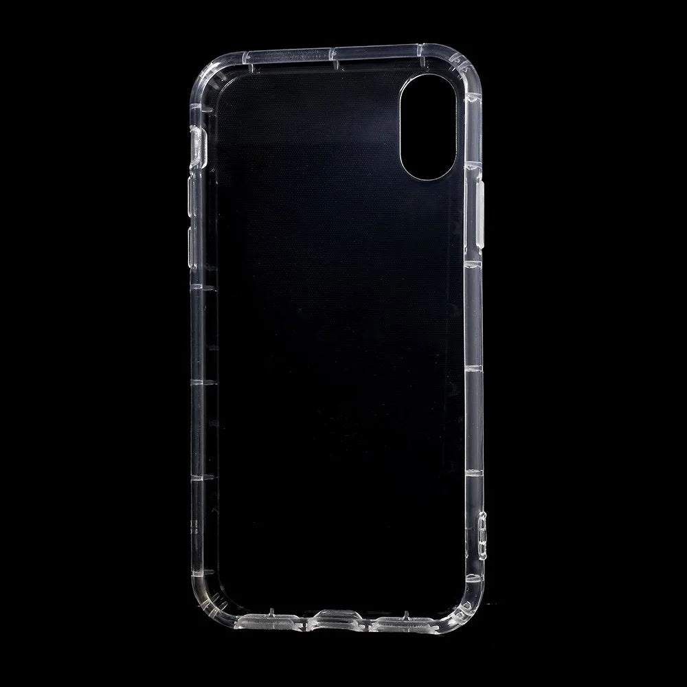 Drop-resistant Clear TPU Protection Cell Phone Case Accessory for iPhone XS / X 5.8 inch - Transparent - 2