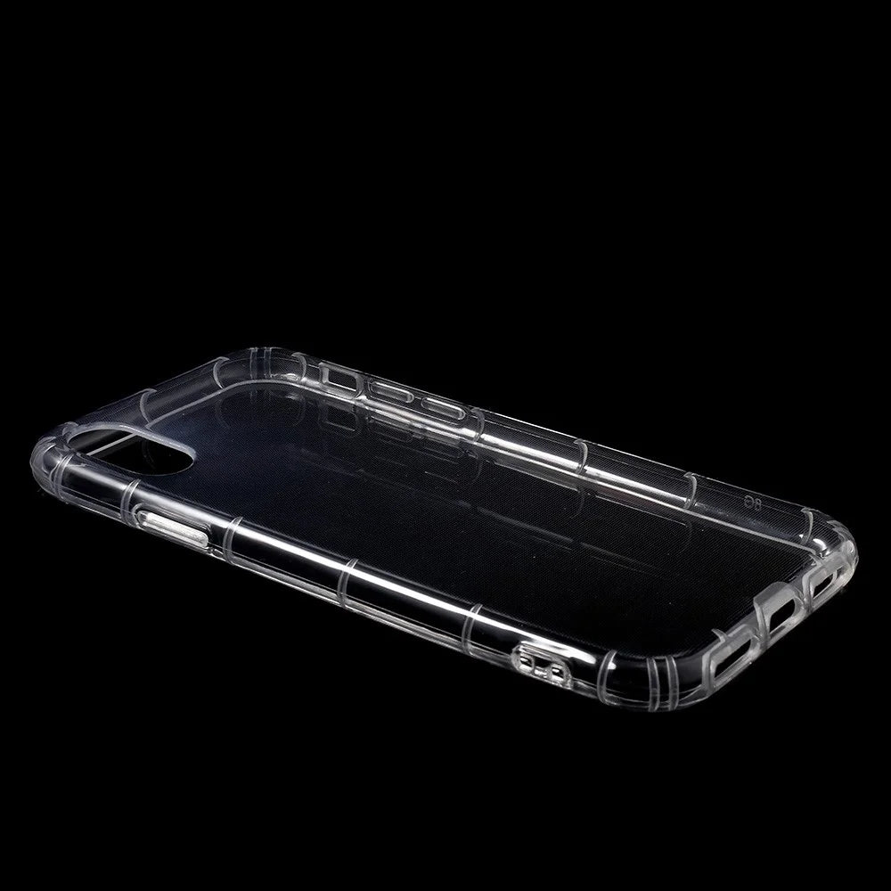 Drop-resistant Clear TPU Protection Cell Phone Case Accessory for iPhone XS / X 5.8 inch - Transparent - 3