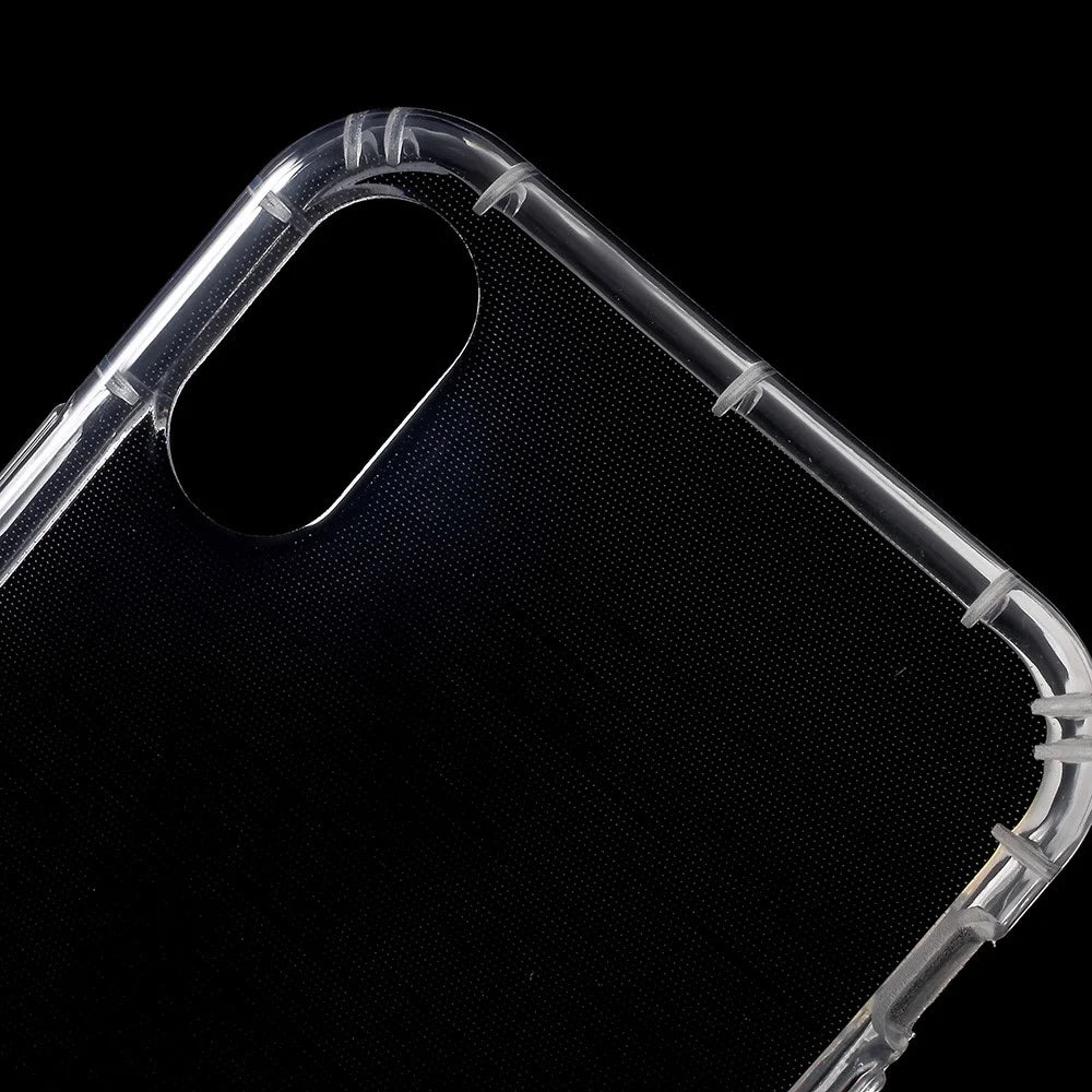 Drop-resistant Clear TPU Protection Cell Phone Case Accessory for iPhone XS / X 5.8 inch - Transparent - 4