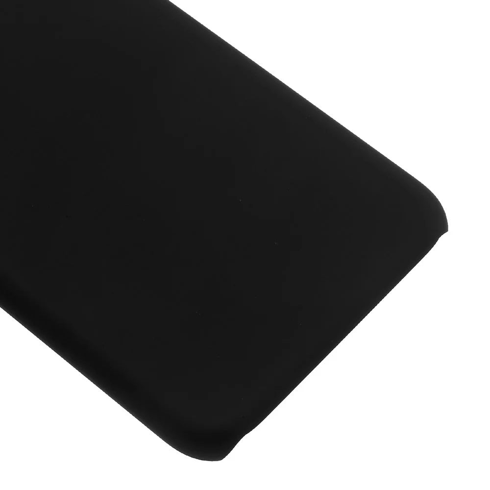 Rubberized Plastic Hard Back Case for iPhone X/XS 5.8 inch - Black - 5