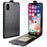 Crazy Horse Texture Vertical Flip Leather Cover for iPhone X/XS 5.8-inch - Black - 1