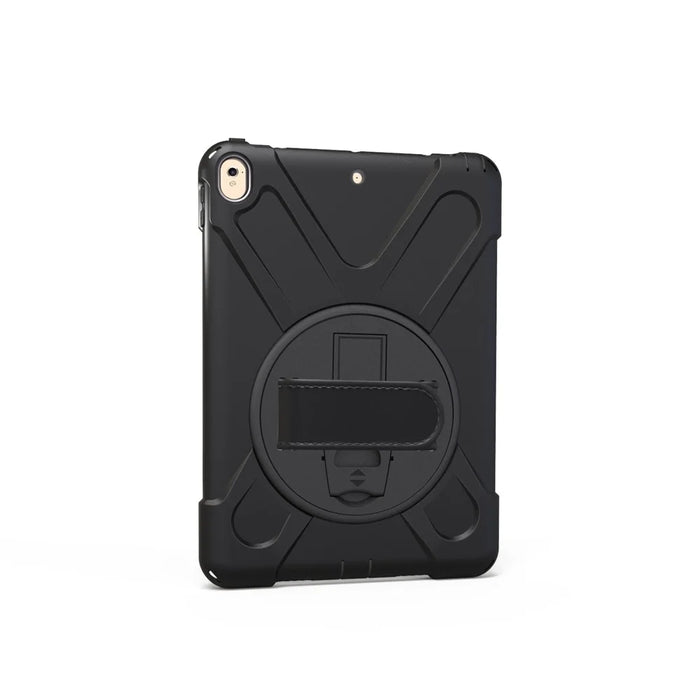 360 Degree Swivel Kickstand PC + Silicone Combo Case with Hand Holder Strap for iPad Air 10.5 (2019) / Pro 10.5 (2017) - Black - 5