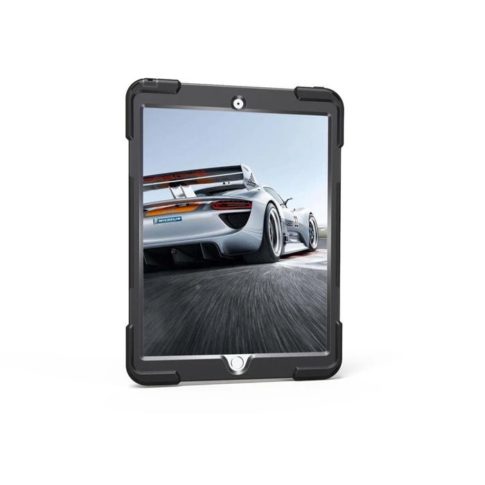 360 Degree Swivel Kickstand PC + Silicone Combo Case with Hand Holder Strap for iPad Air 10.5 (2019) / Pro 10.5 (2017) - Black - 6