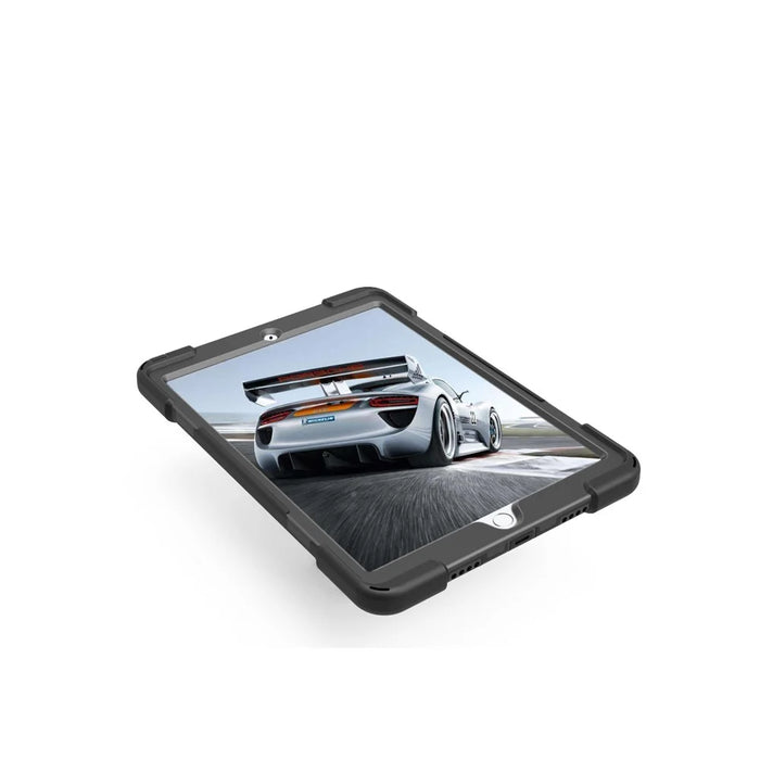 360 Degree Swivel Kickstand PC + Silicone Combo Case with Hand Holder Strap for iPad Air 10.5 (2019) / Pro 10.5 (2017) - Black - 7