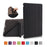 For iPad 9.7 (2018) / (2017) Smart Tablet Case PU Leather + TPU Origami Stand Cover - Black - 1
