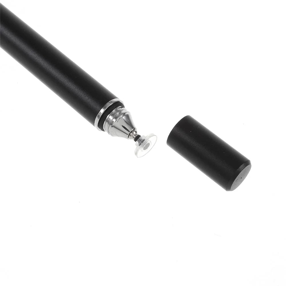 2 in 1 Stylus Touch Screen and Ball-point Pen for Touch Screen Devices - Black - 3