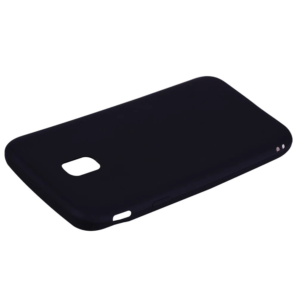 Matte Anti-scratch TPU Phone Case for Samsung Samsung Galaxy J3 (2017) EU Version - Black - 4