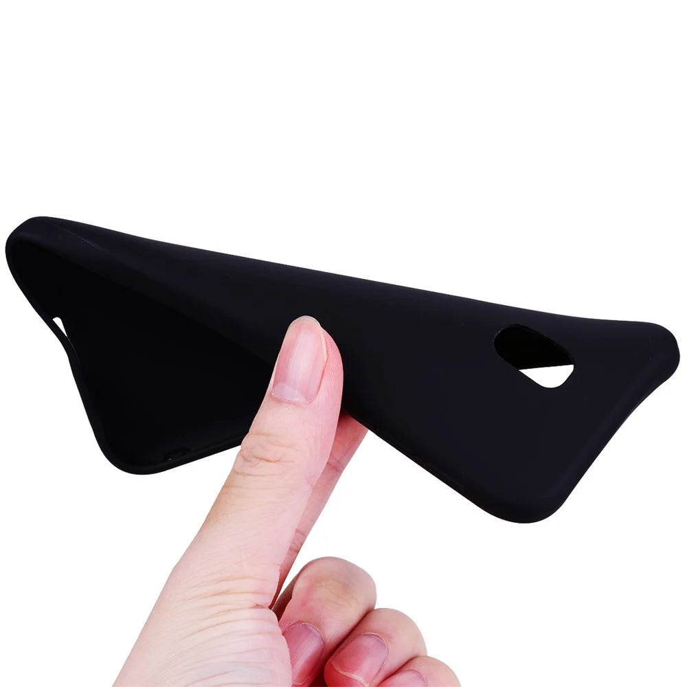 Matte Anti-scratch TPU Phone Case for Samsung Samsung Galaxy J3 (2017) EU Version - Black - 7