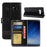 Crazy Horse Wallet Leather Stand Phone Case for Samsung Galaxy Note 8 - Black - 1