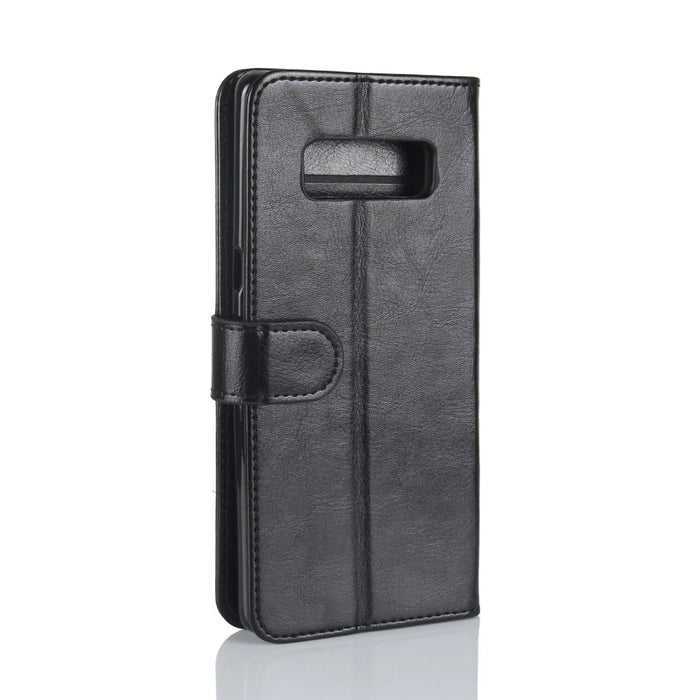 Crazy Horse Wallet Leather Stand Phone Case for Samsung Galaxy Note 8 - Black - 7