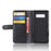 For Samsung Galaxy Note 8 Phone Cases Genuine Split Leather Wallet Mobile Cover Stand - Black - 4