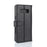 For Samsung Galaxy Note 8 Phone Cases Genuine Split Leather Wallet Mobile Cover Stand - Black - 7