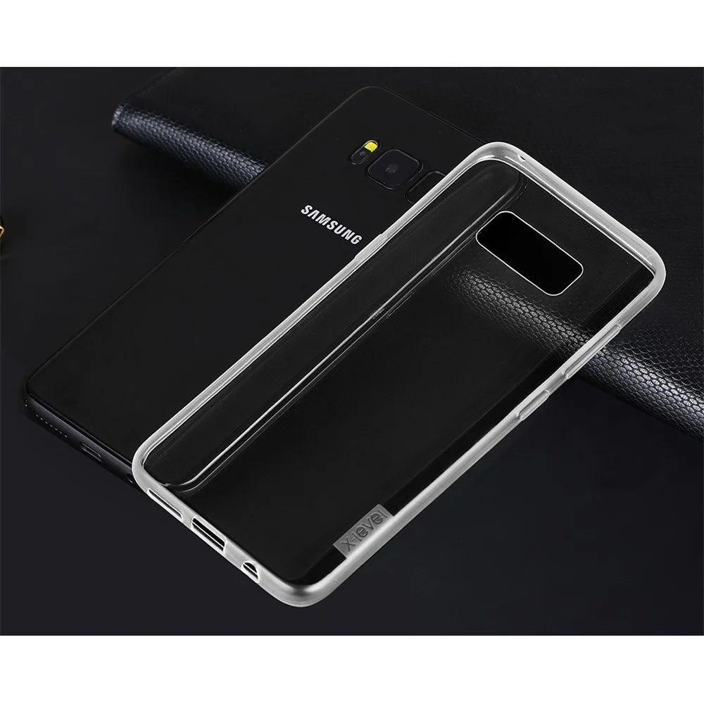 X-LEVEL Clear TPU Anti-slip Cell Phone Cover for Samsung Galaxy S8 G950 - Transparent - 2