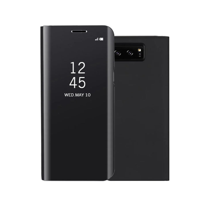 For Samsung Galaxy Note 8 Flip Leather Cover with Stand Full Body Protective Phone Case - Black - 1