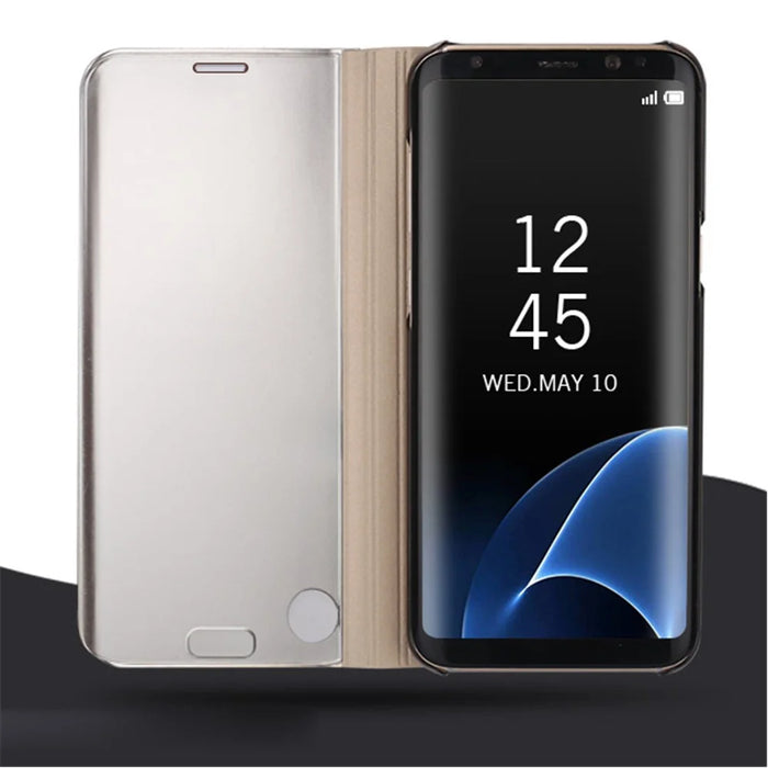 For Samsung Galaxy Note 8 Flip Leather Cover with Stand Full Body Protective Phone Case - Black - 2