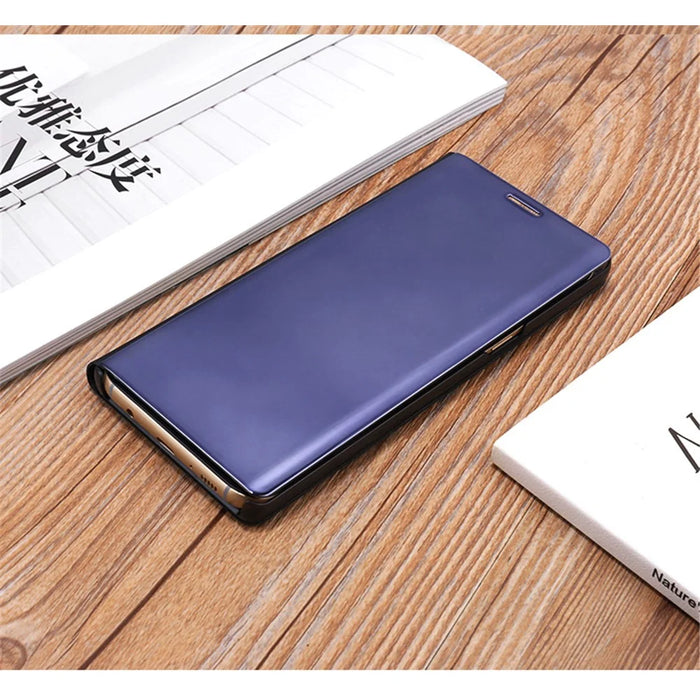 For Samsung Galaxy Note 8 Flip Leather Cover with Stand Full Body Protective Phone Case - Black - 3