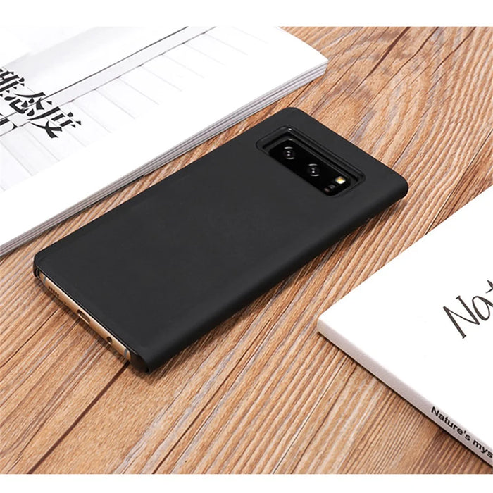 For Samsung Galaxy Note 8 Flip Leather Cover with Stand Full Body Protective Phone Case - Black - 4
